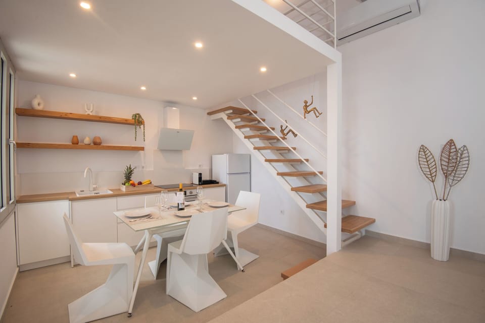 Our kitchen & dining area exudes modern charm.