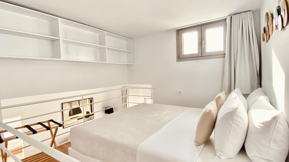 Relax in our loft bedroom.