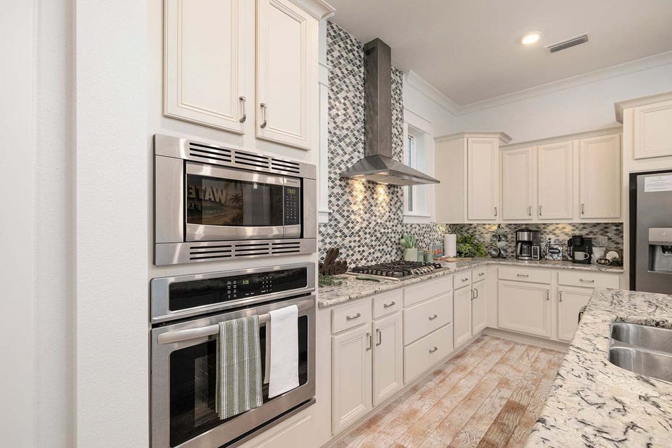 A fully equipped kitchen means home-cooked meals are always on the menu.