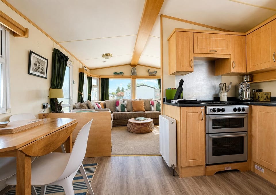 Create unforgettable family memories on the stunning Norfolk coast with a holiday in this lodge on Manor Park Holiday Park, Hunstanton.