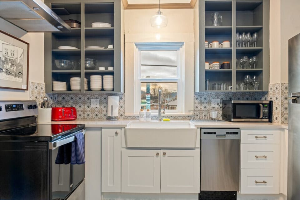Fully Stocked Kitchen for Cooking and Eating
