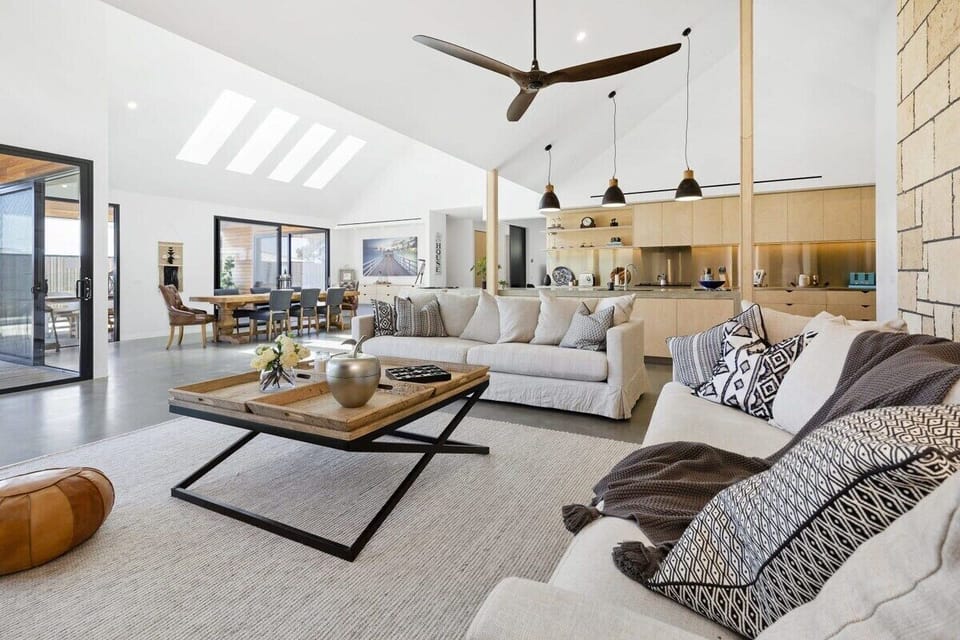 Beautiful, inviting styling throughout