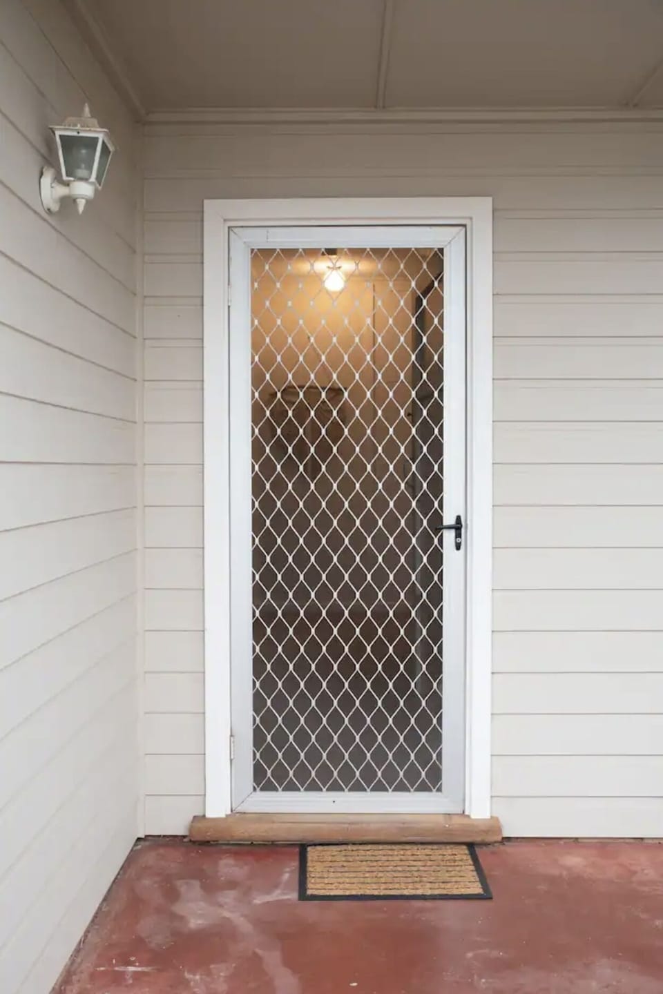 Front entrance with key safe