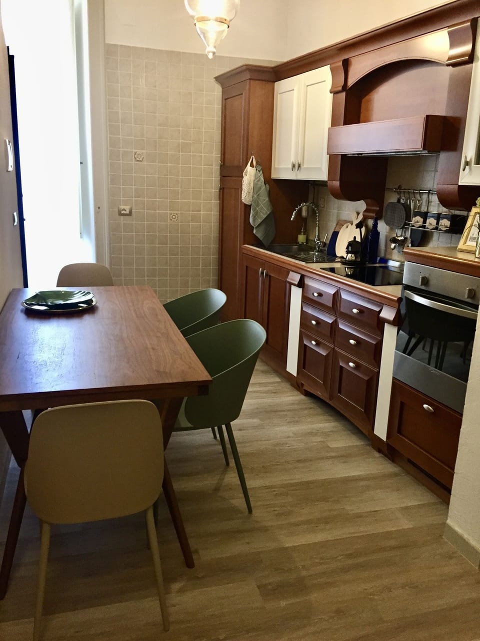 Kitchen with living area