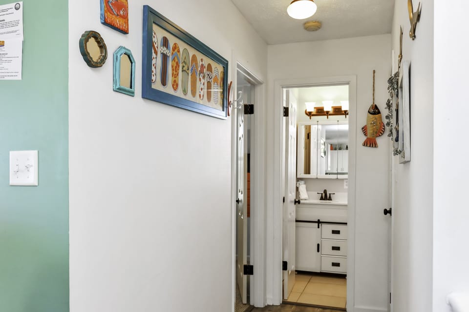 Hallway from Living Room to Master Bedroom