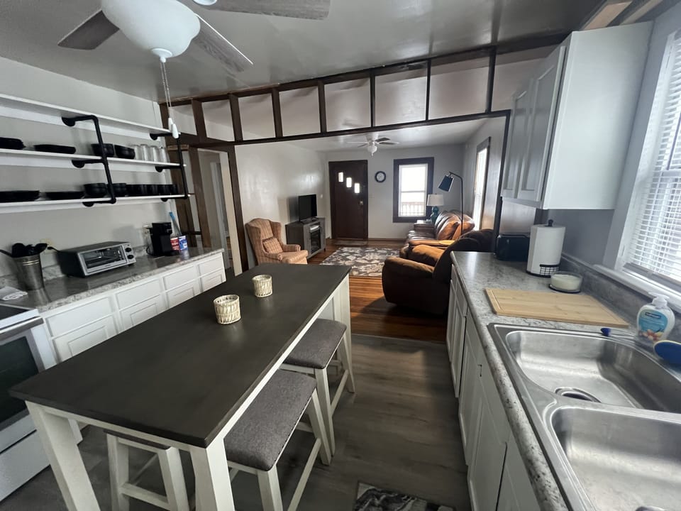 Newly remodeled kitchen with new appliances