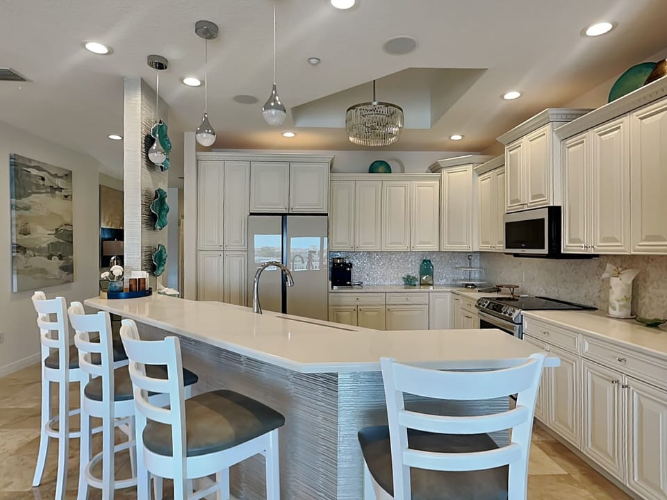 Kitchen with Bar Seating