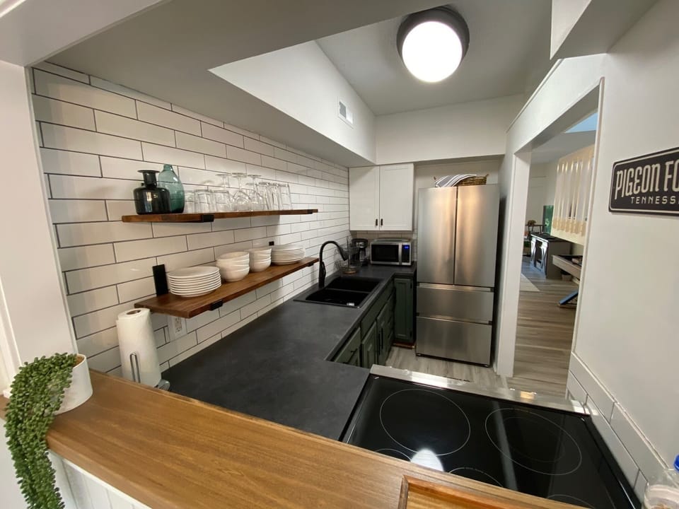 Tuck Away Place's fully equipped kitchen