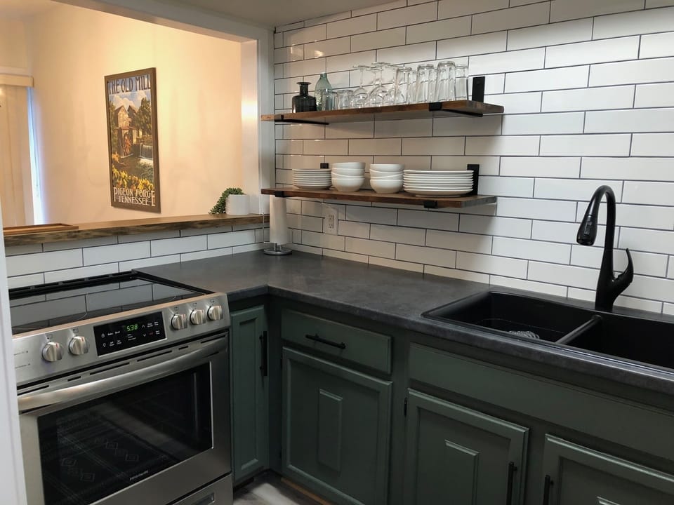 Tuck Away Place's fully equipped kitchen