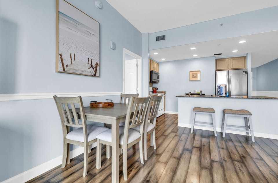 Dining area for meals and game nights