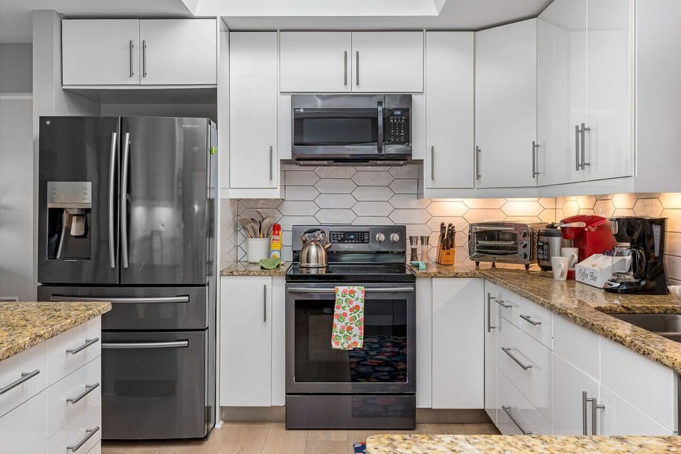 Overview of our fully equipped kitchen