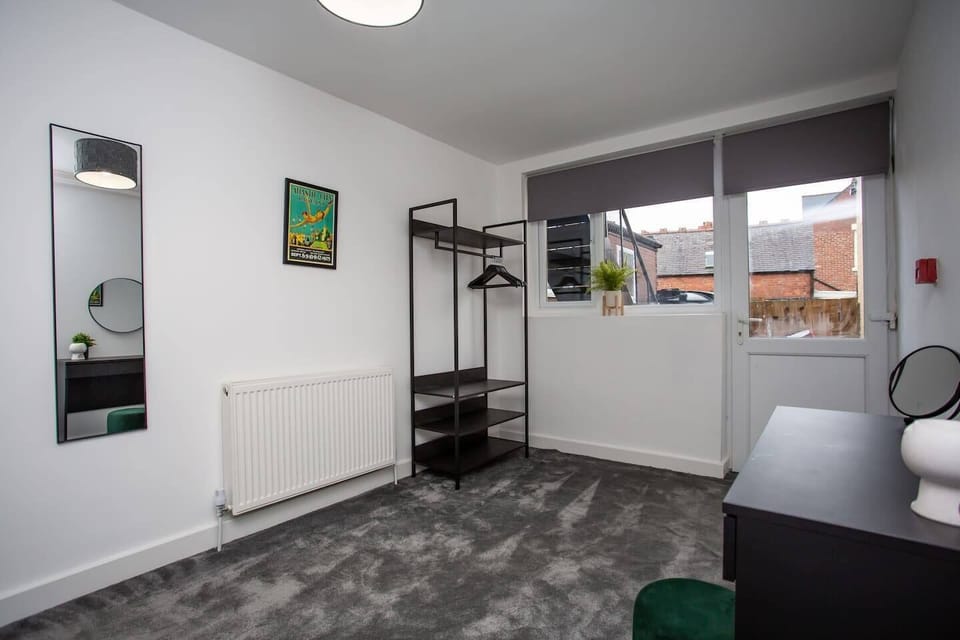 As you approach the mirror, you'll be greeted by your own reflection, framed by the gentle glow of the natural surrounding light.