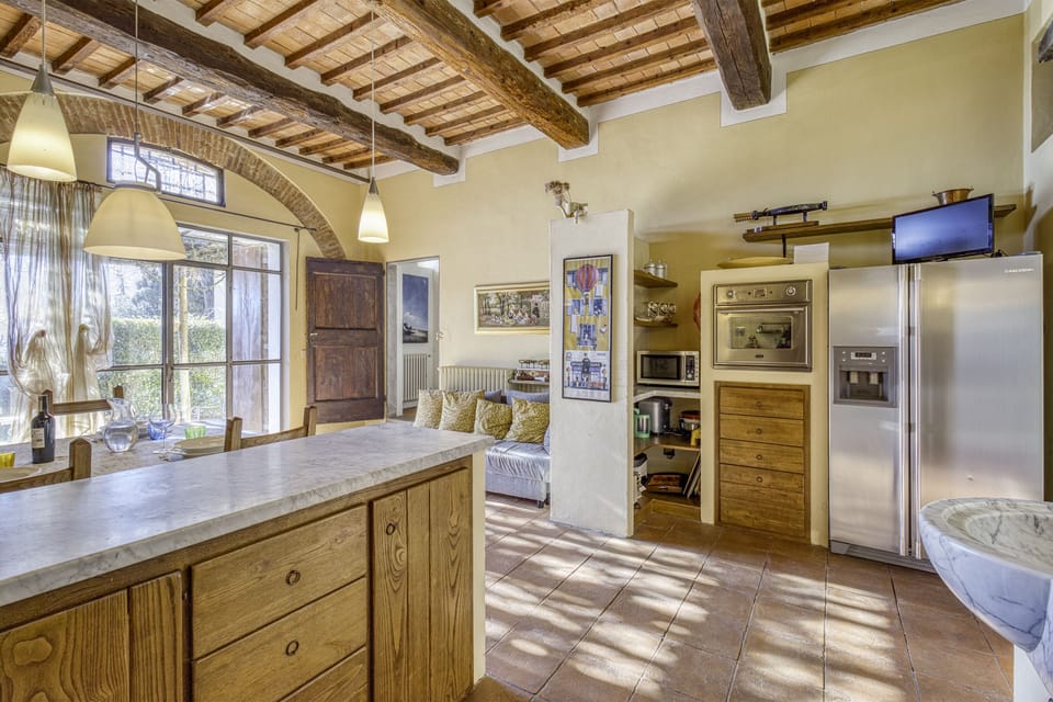 Kitchen and dining area