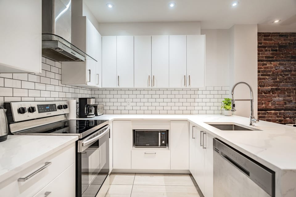 Quality appliances and fixtures. Perfect for a warm home-cooked meal.