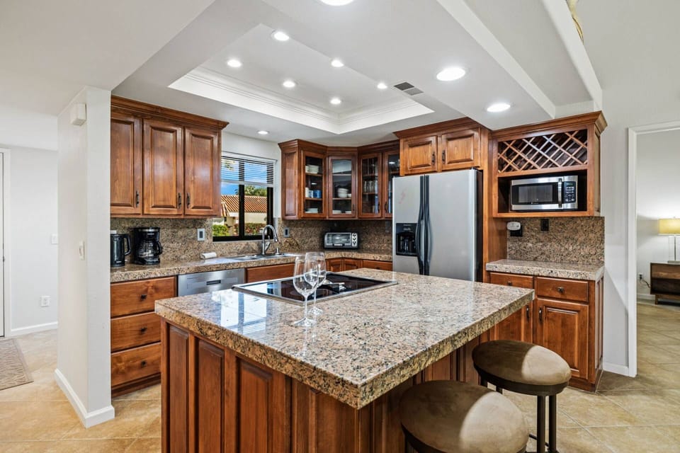 Kitchen is Well-Stocked, Perfect for Family Meals