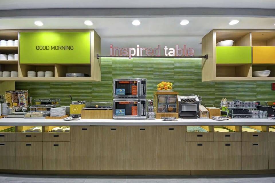 Grab something quick and satisfying from the breakfast counter.
