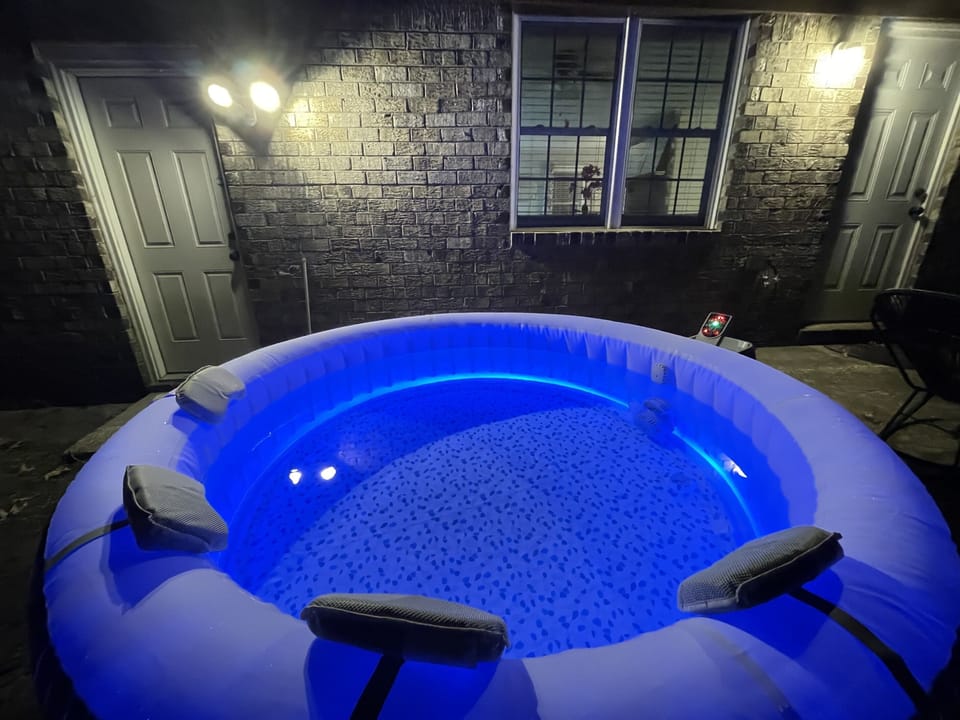 Digital Detox and Relax in the LED Hot Tub