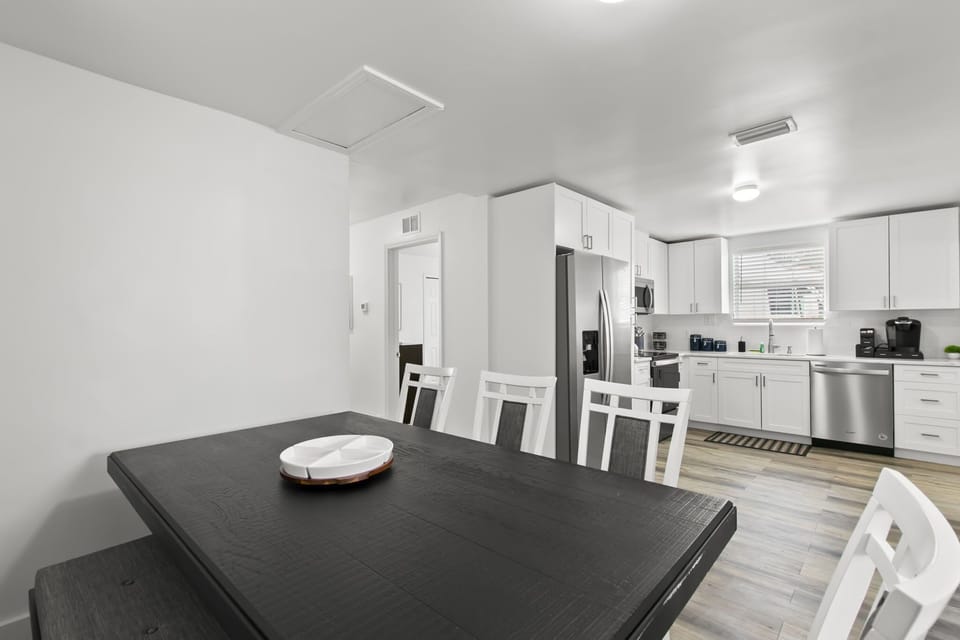 Cook and dine right at home.