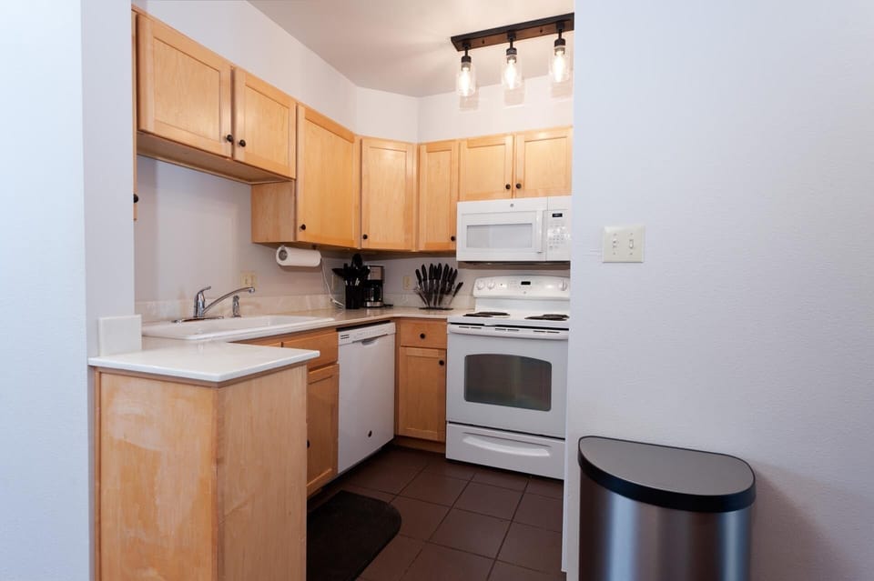 Fully stocked kitchen