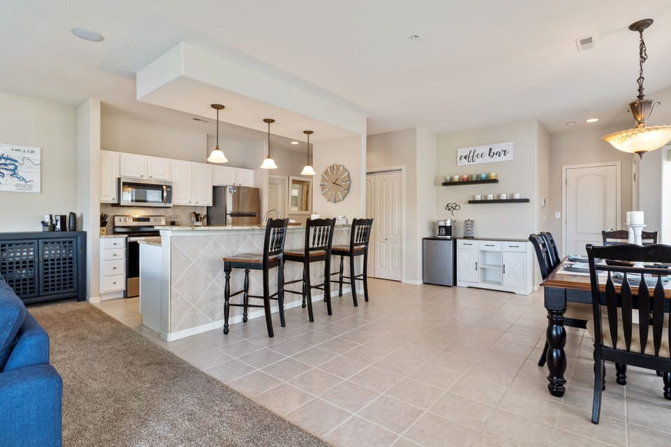 Prepare meals and cook good food in the heart of our spacious kitchen.