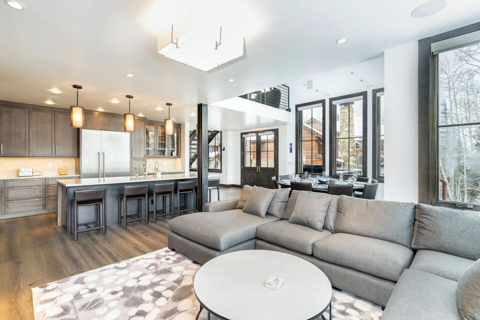 Living Room - Open concept living - View from the lounge back towards the kitchen and dining area