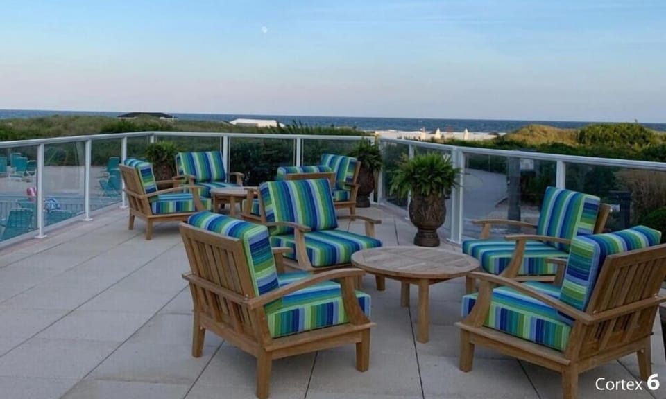 Oceanview Terrace. Steps from our patio!