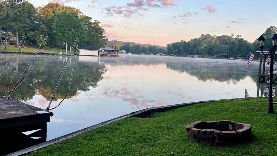 Fire pit for roasting marshmallows!