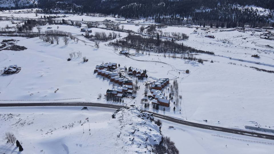 Aerial view of complex
