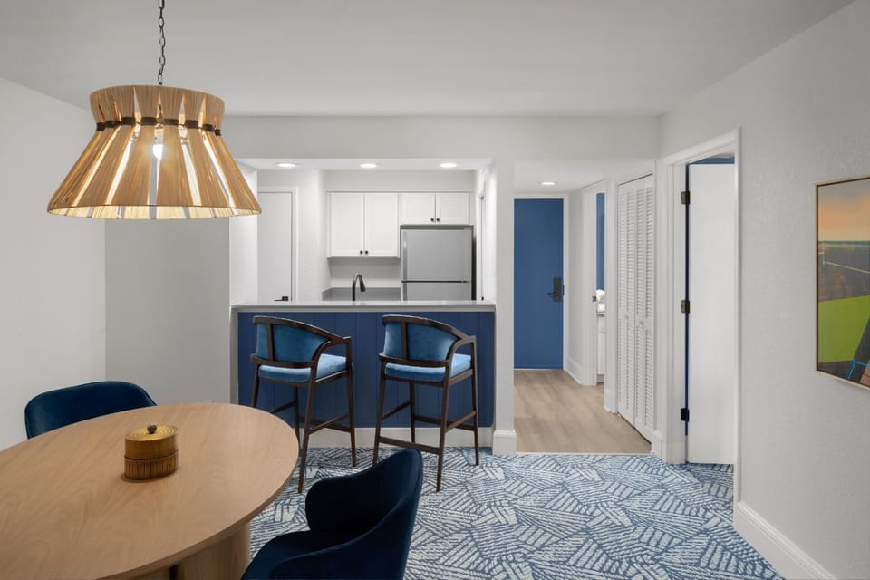 Enjoy the convenience of a fully equipped kitchenette, ideal for home-style meals on the go.