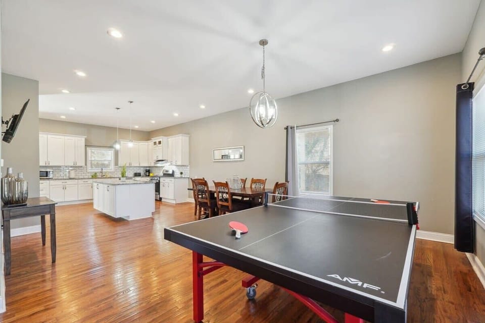 Open concept living and entertainment downstairs.