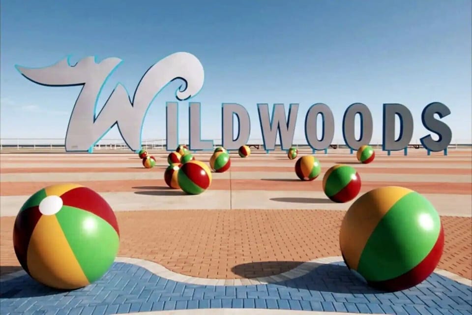 The iconic Wildwood Beach Balls