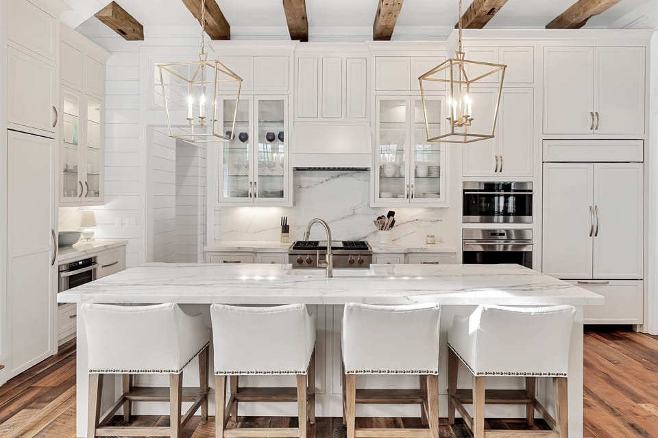 Chef Kitchen with Wolf appliances and full size pantry