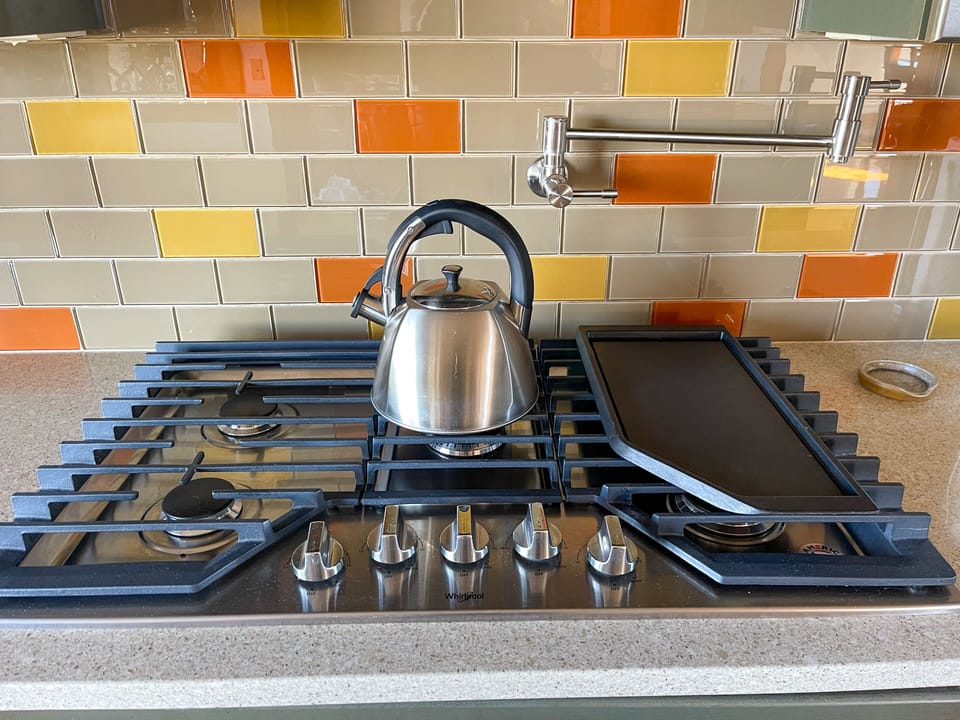 New gas cooktop with griddle