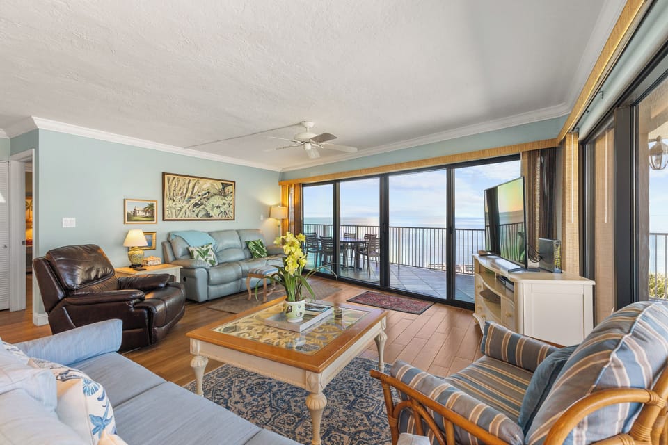 Living Room with Ocean Views