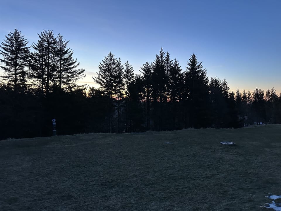 Sunrise coming up.