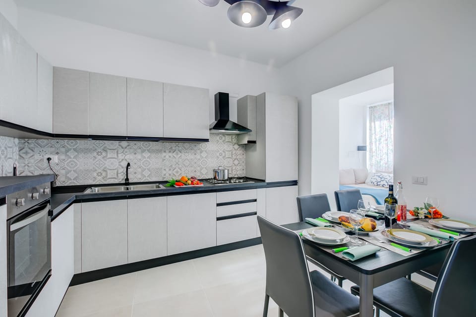 Kitchen and dining area