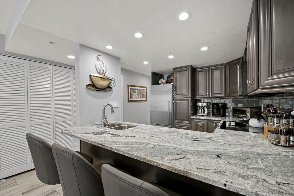 Full Kitchen with Sink and Updated Fridge/Freezer