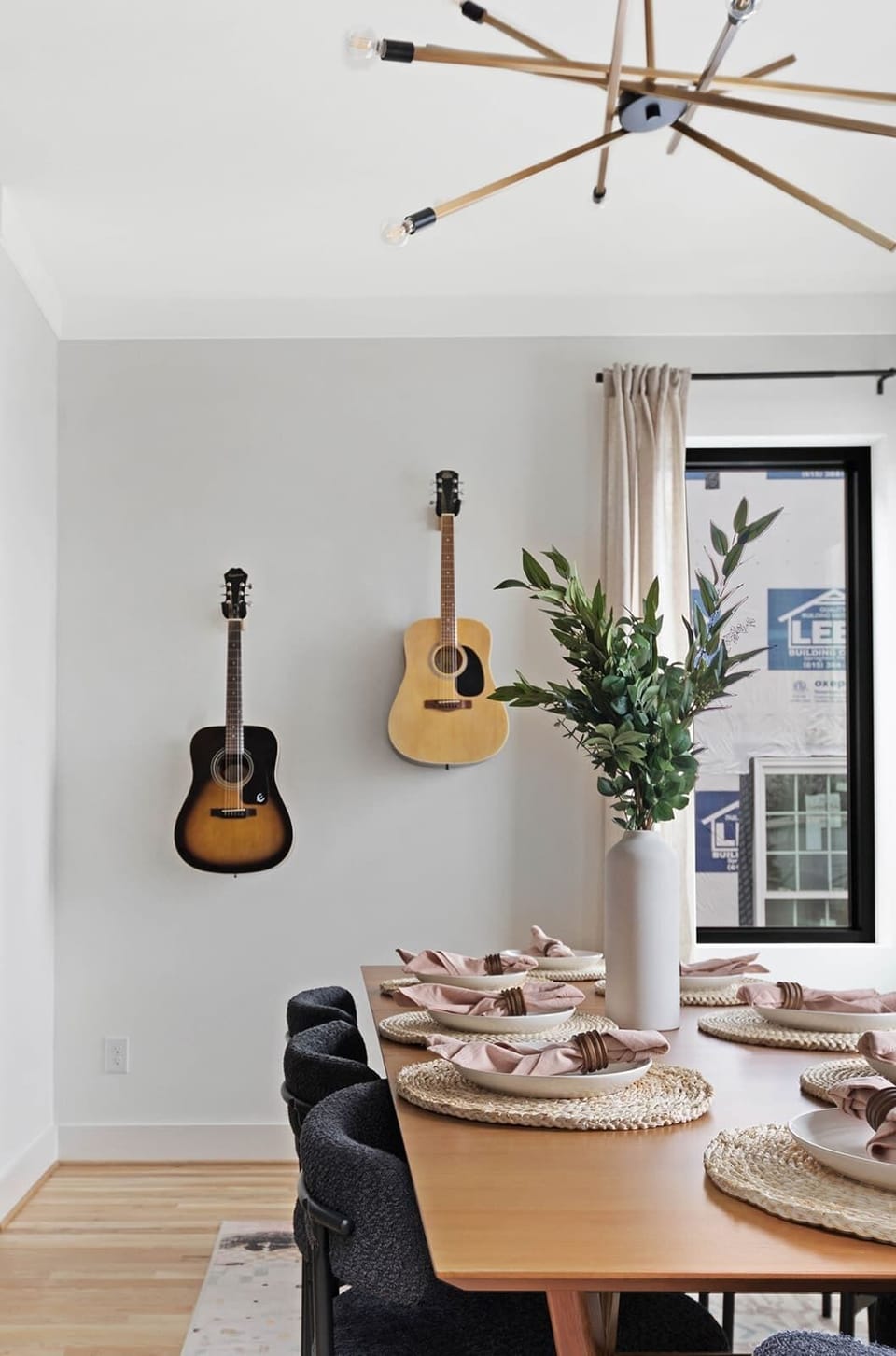 Bright and Clean Dining Area with Seating for 8