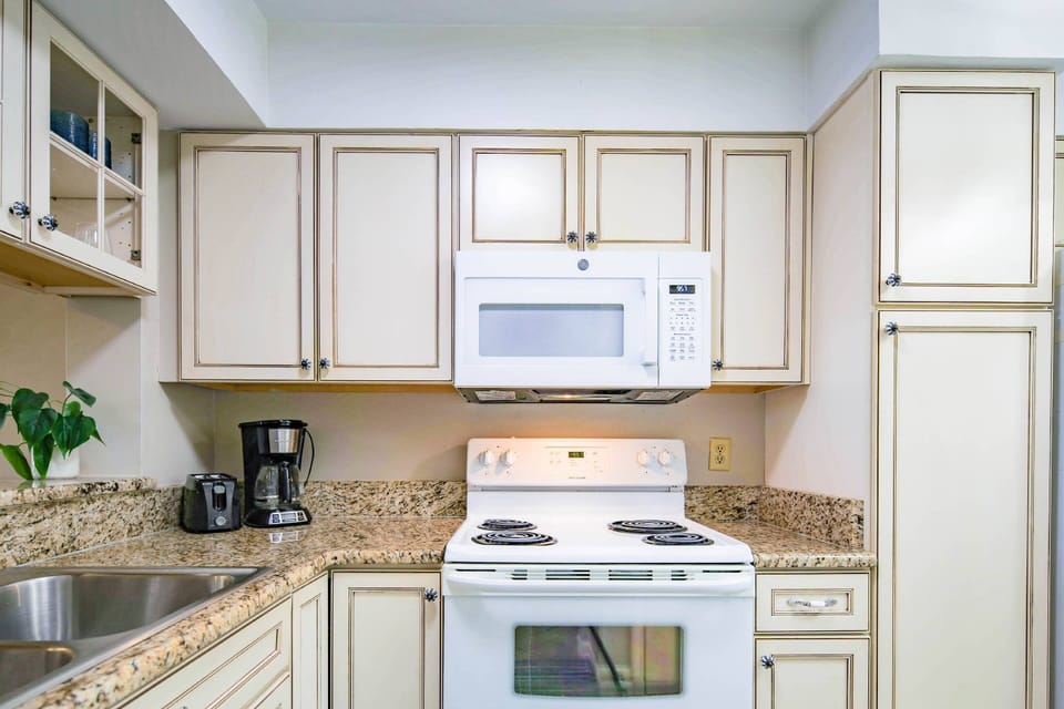 There's plenty of room to prepare your family's meals within the kitchen.
