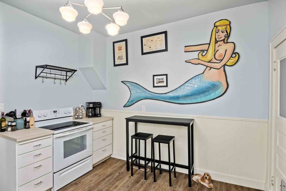 It's quite the story .. read the description for the full explanation on the Mermaid!