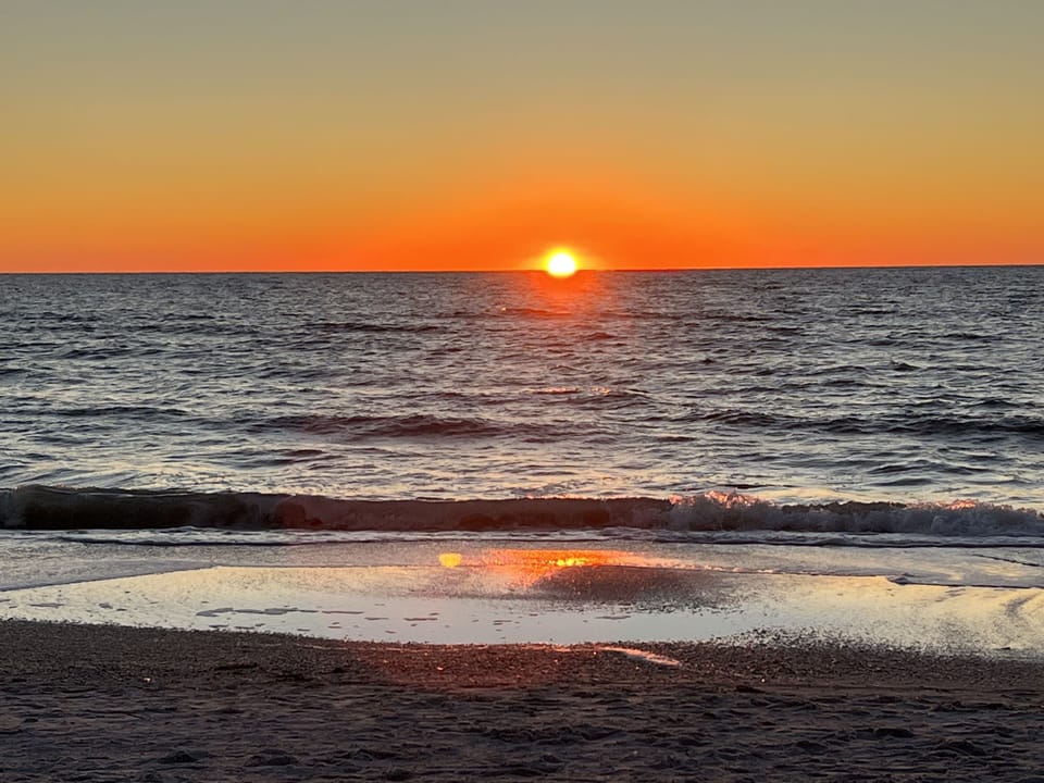 Beach private entry view