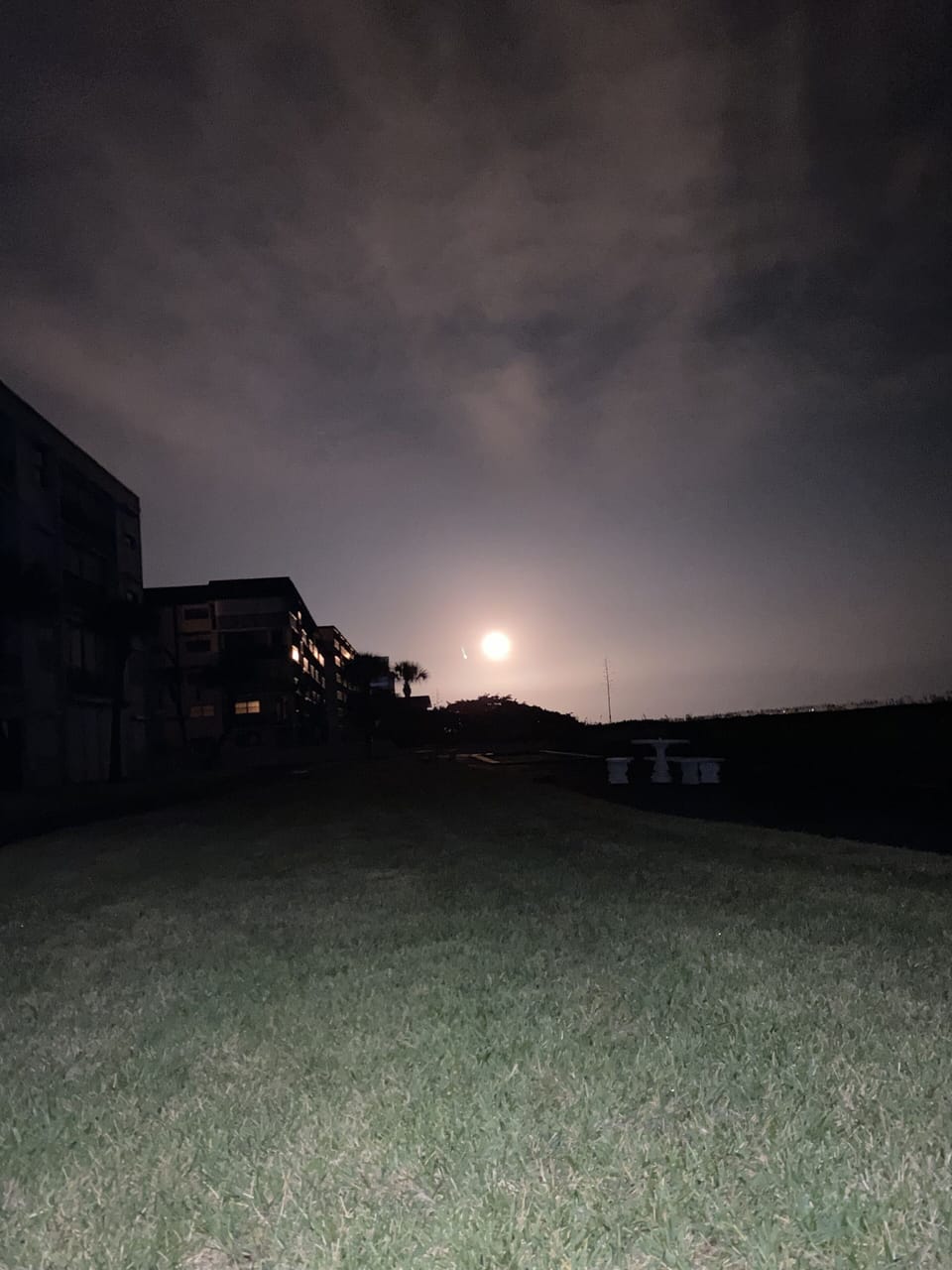 Space Rocket Launch view from property