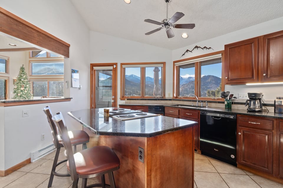 Indoors, Kitchen, Floor, Flooring, Ceiling Fan