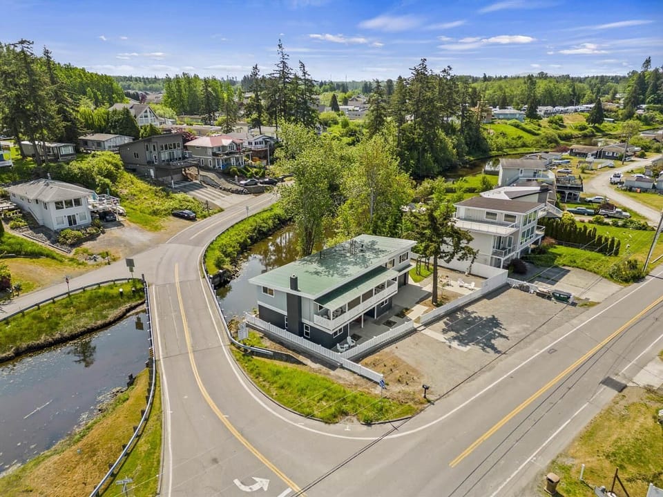 Drone of creek and Palmetto
