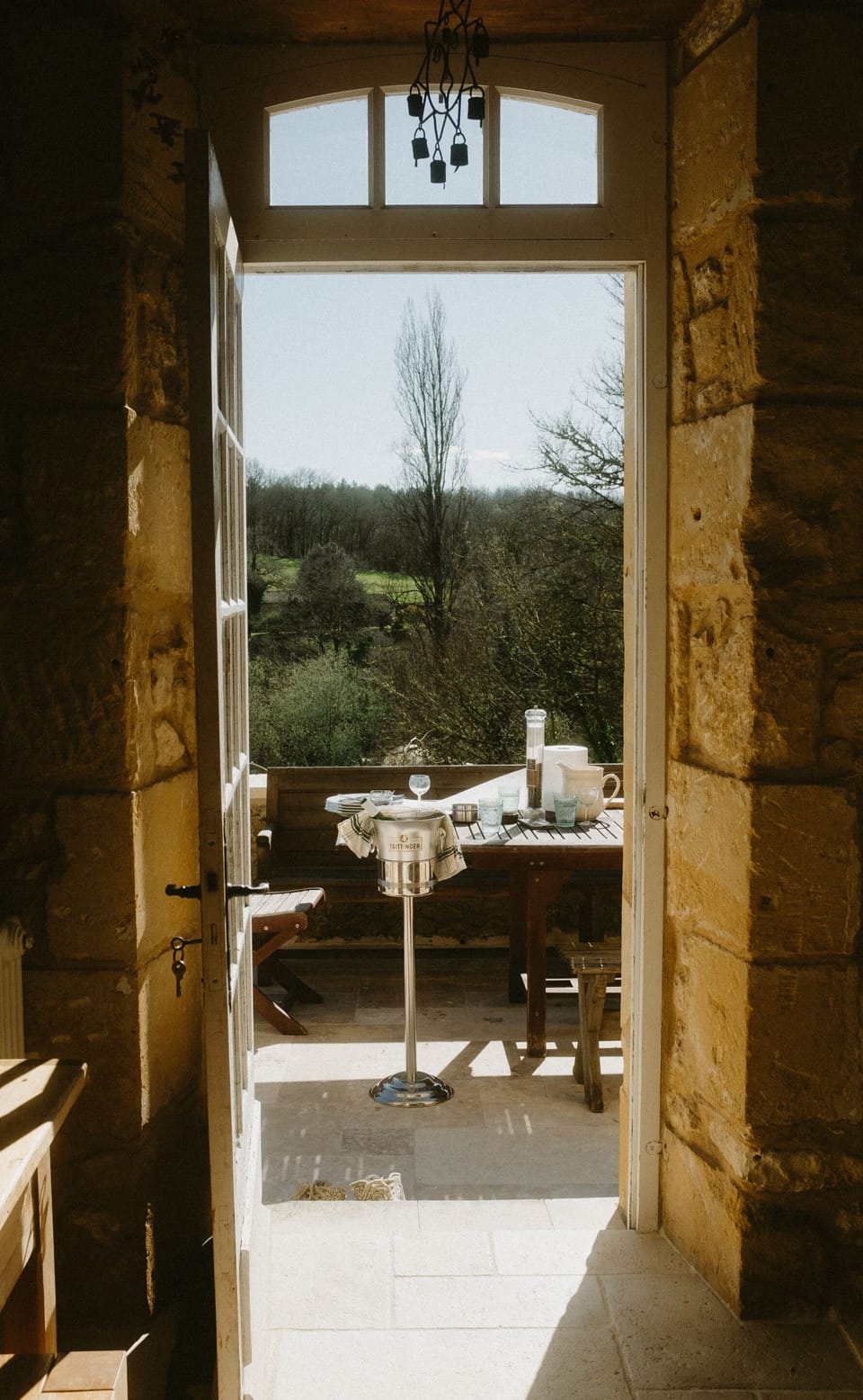 Onto the terrace