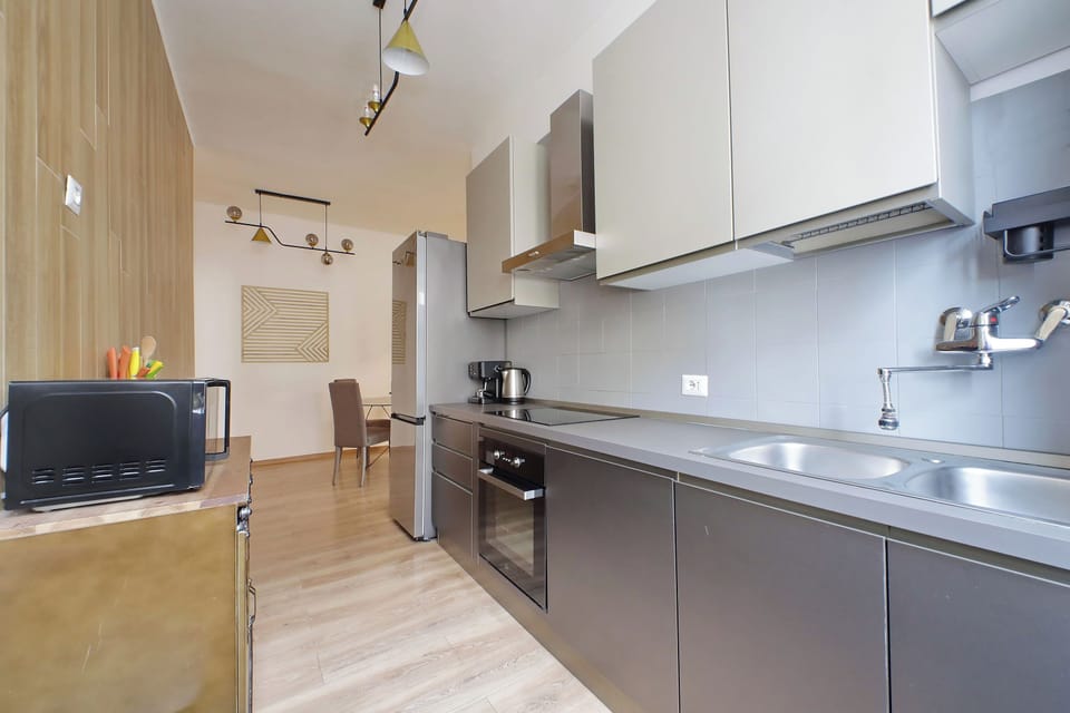 equipped kitchen