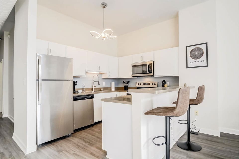 Fully equipped kitchen