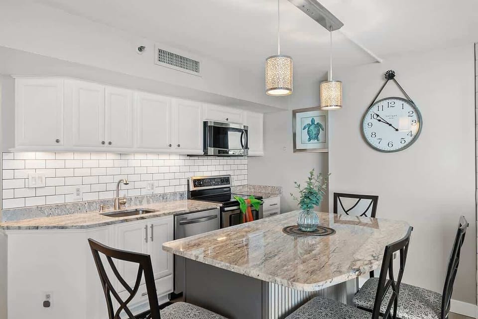 Beautifully Decorated Kitchen Area