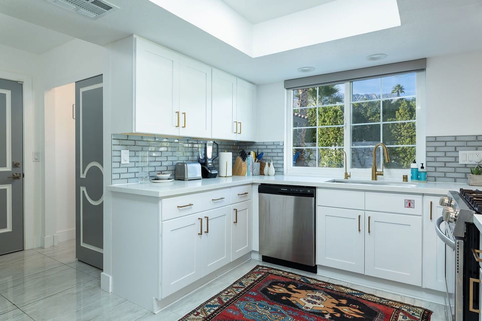 Fully stocked kitchen