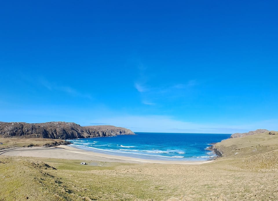 Cliff Beach (Traigh na Clibhe), a few minutes walk from Cliff Cottage.